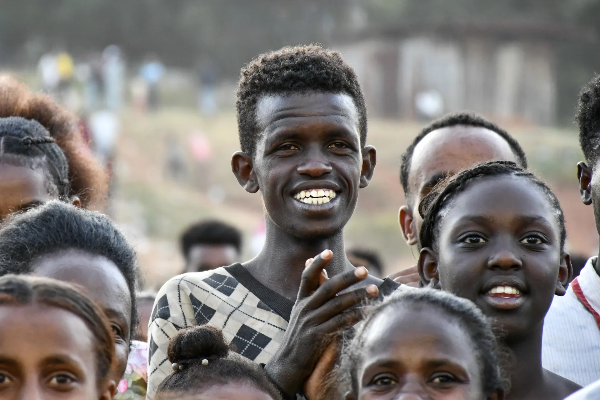 Man participating in a Gospel gathering