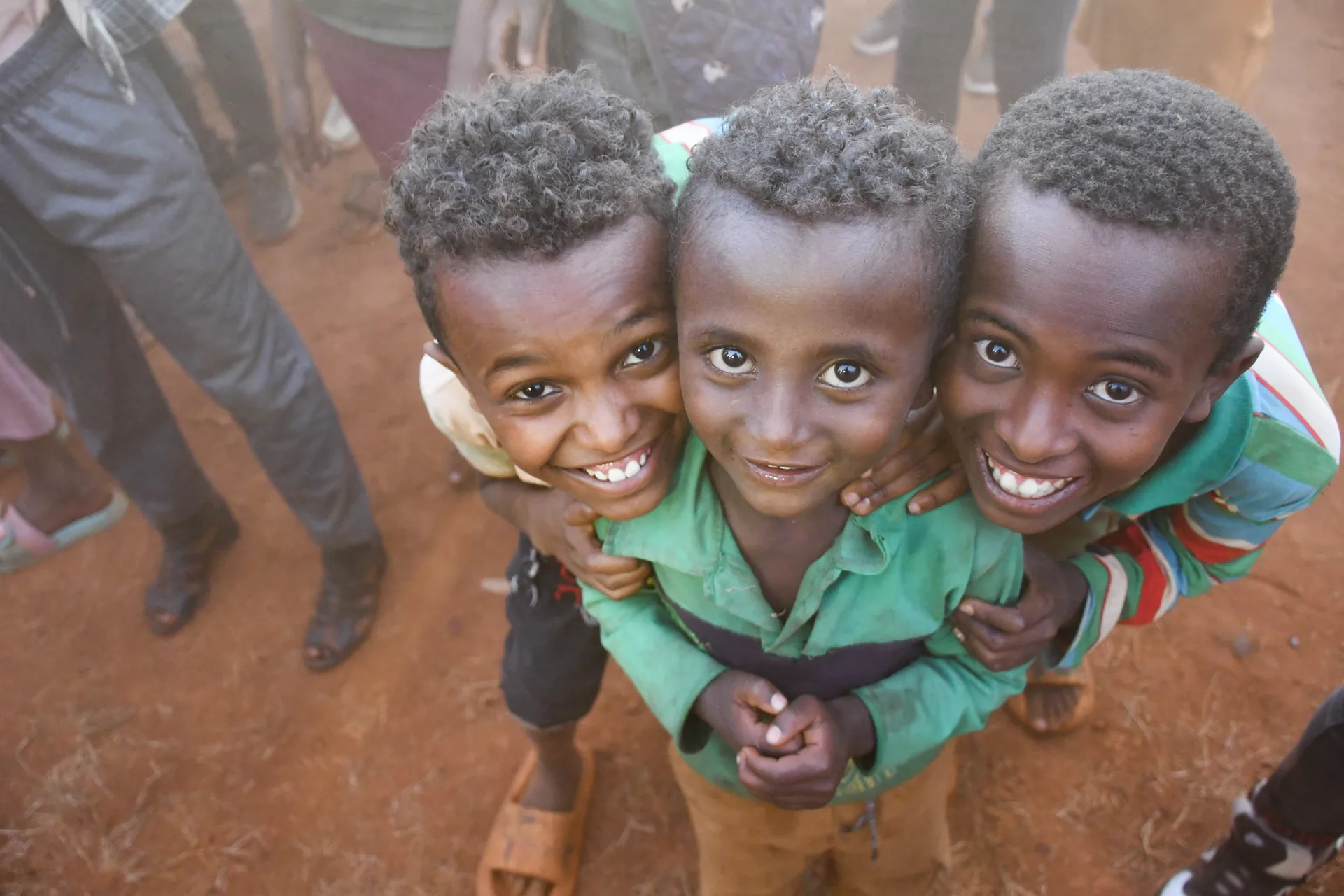 Children smiling together