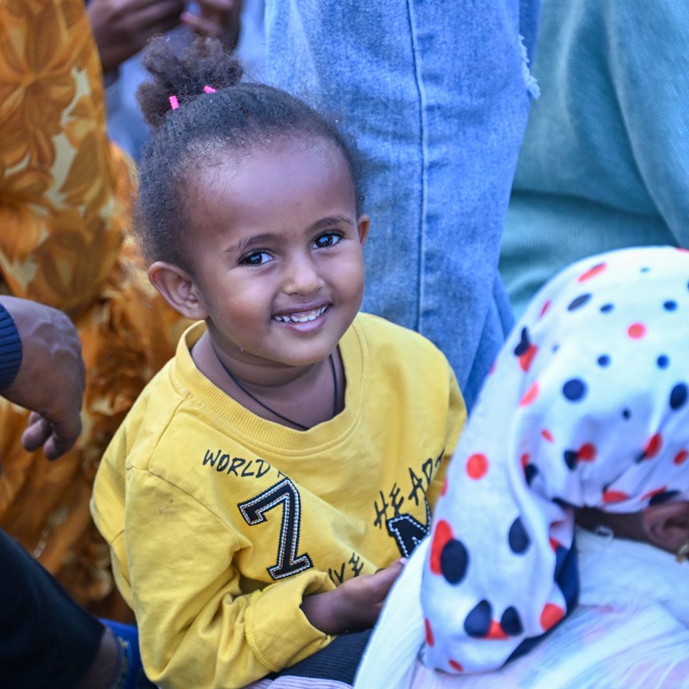 Girl smiling