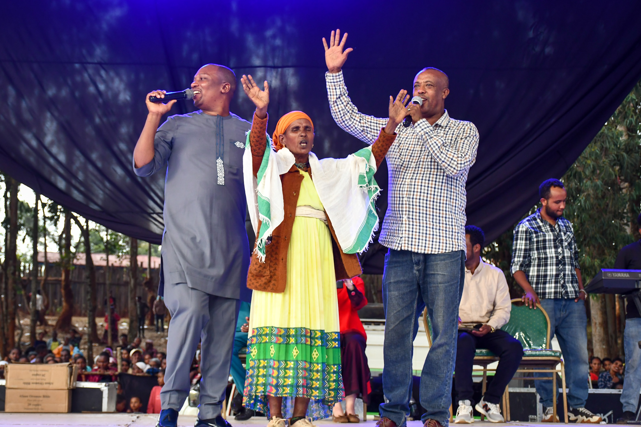 Testimony shared during a Gospel crusade
